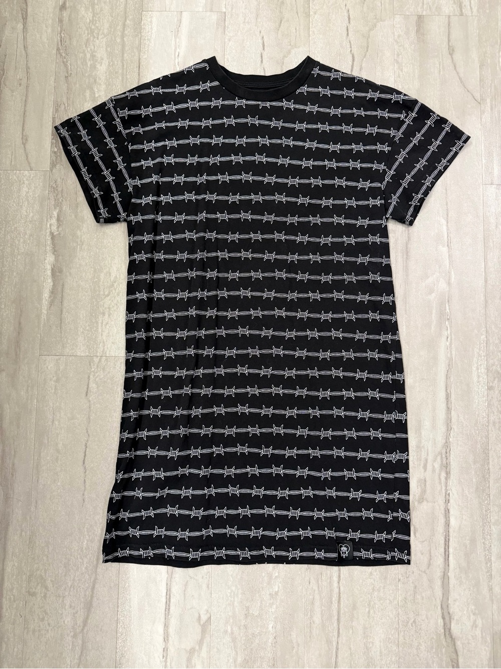 Bad Monday Barbed Wire Tshirt Dress